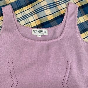 St John 2 lavender skirt set